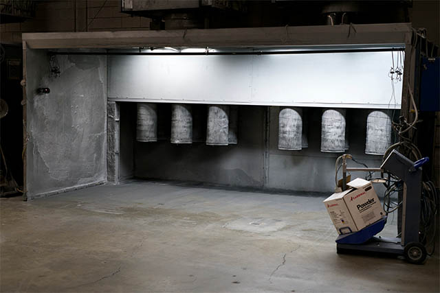 Powder coating booth1a