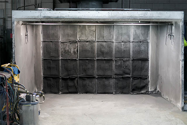 Powder coating booth2
